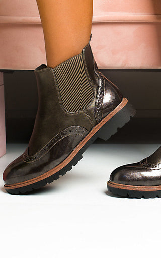 Brogue Chelsea Boots