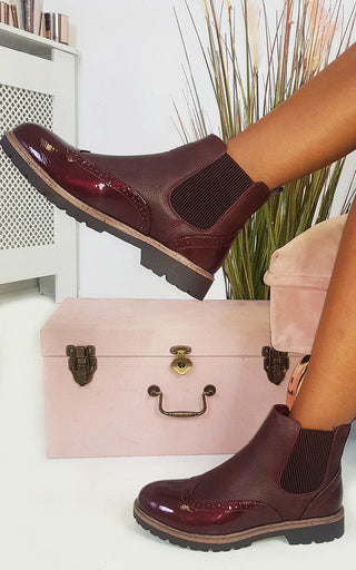 Brogue Chelsea Boots