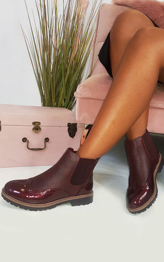 Brogue Chelsea Boots