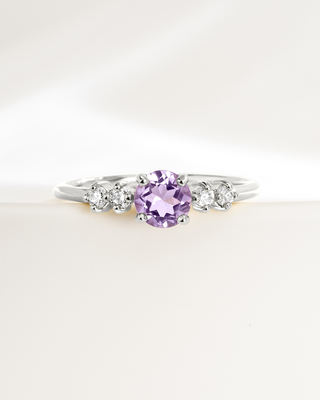 Lavender Amethyst Everyday Jewellery Gift Set in Sterling Silver Vianne Jewellery