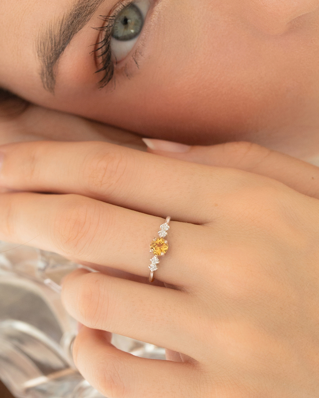 Citrine Everyday Jewellery Gift Set in Sterling Silver Vianne Jewellery