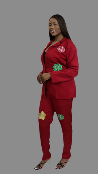 Red Women’s Suit Set