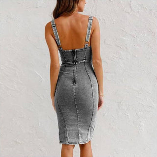 Denim Midi Dress