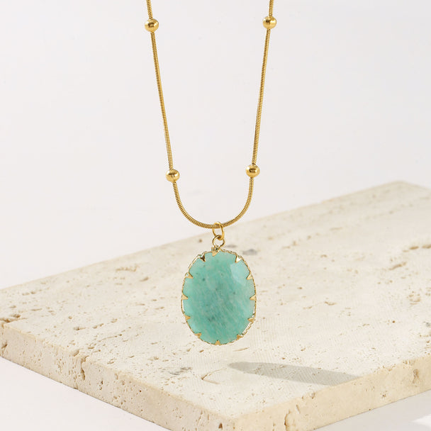 gold and turquoise necklace