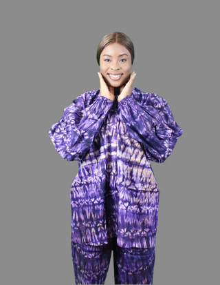 Adire Cotton Two-Piece Set