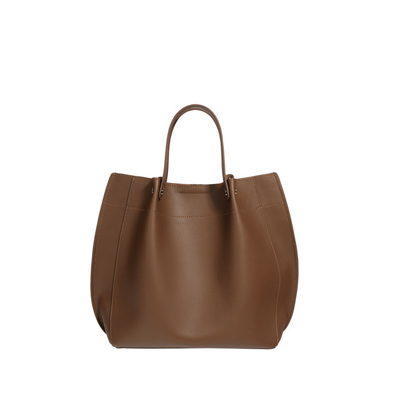 Brown Leather Tote Bag