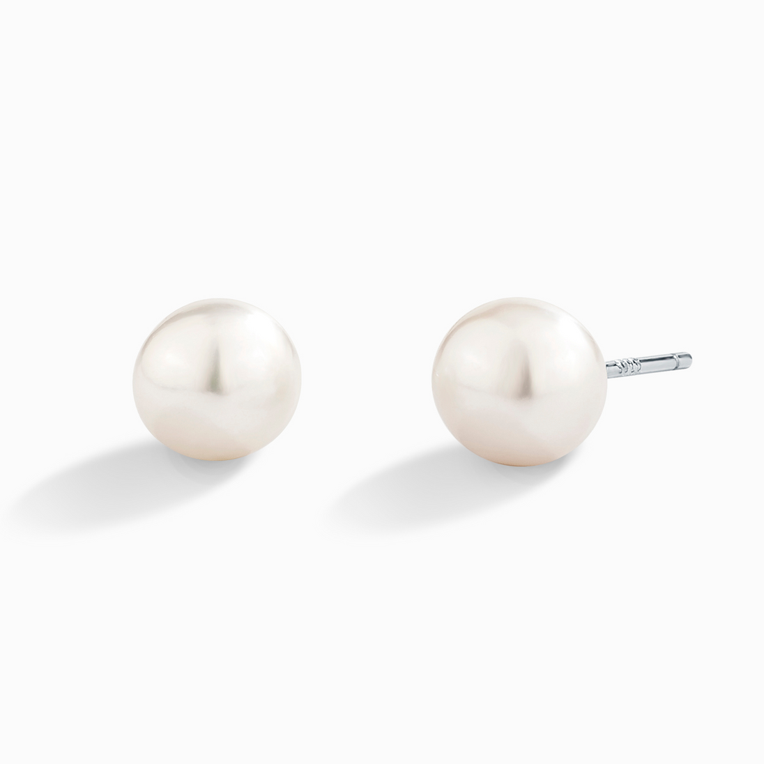 Pearl Stud Earrings in Sterling Silver Vianne Jewellery