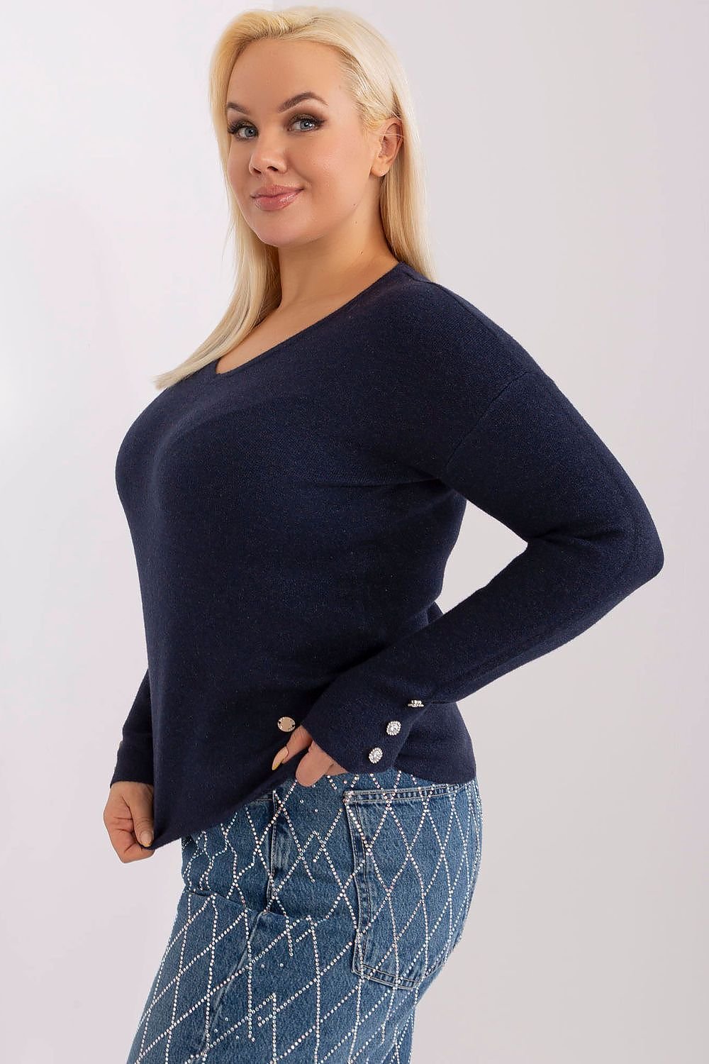  Jumper plus size model 190088 Factory Price 