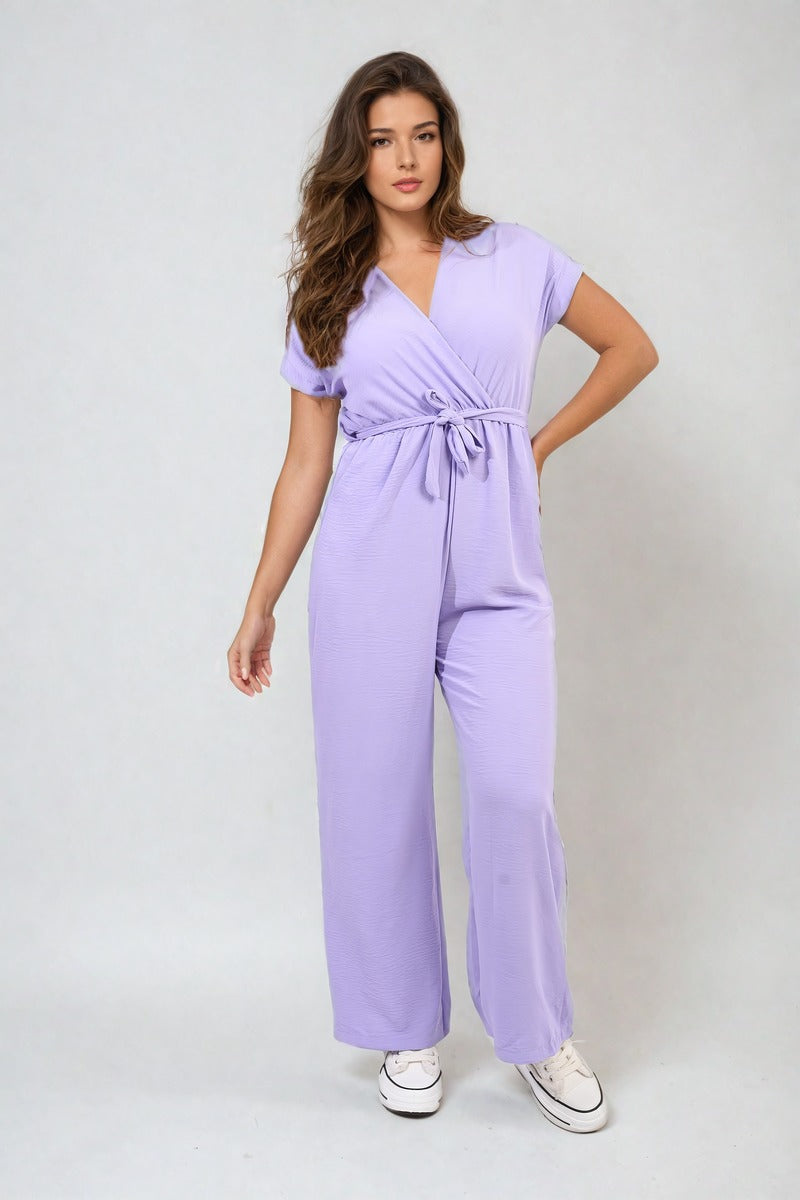 v neck jumpsuit