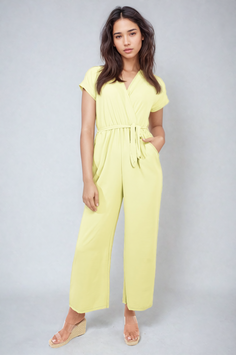 v neck jumpsuit