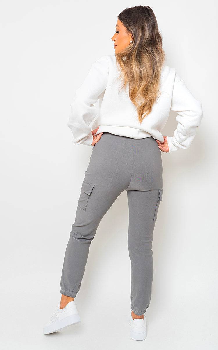 Cargo Pocket Trouser with drawstring, showcasing stylish and functional design with utilitarian flair.