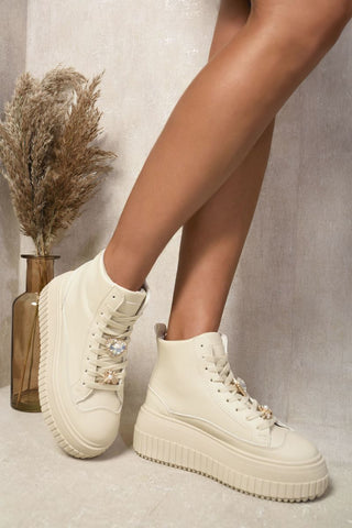 High Top Platform Trainers