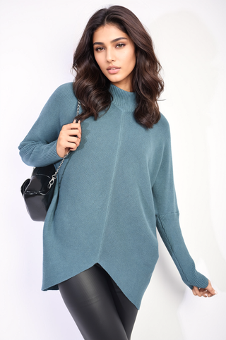 Turtle Neck Knitted Jumper