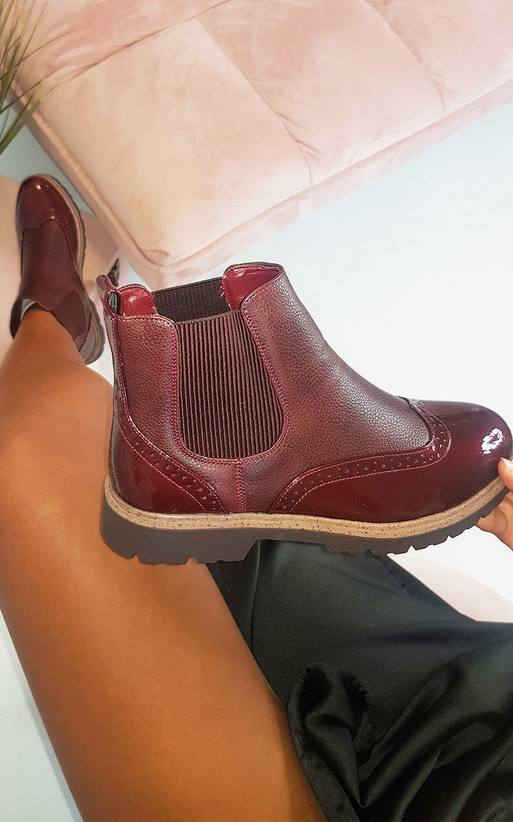 Brogue Chelsea Boots