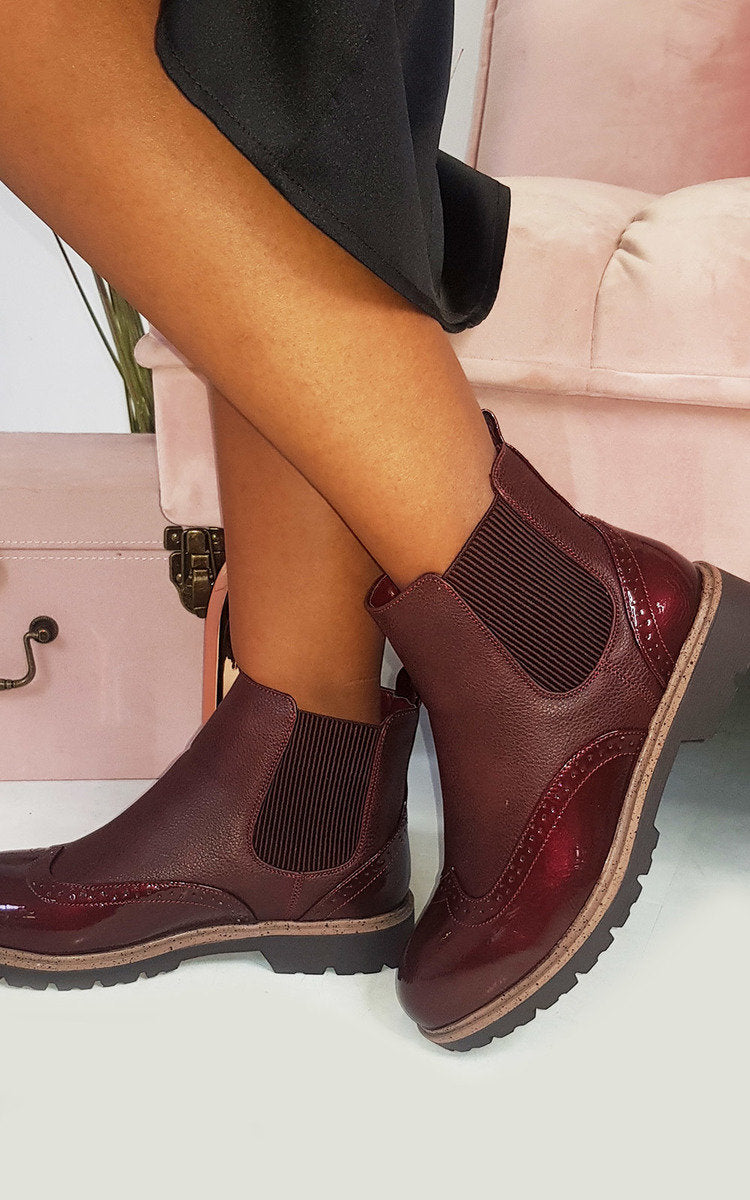 Brogue Chelsea Boots