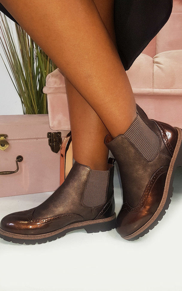 Brogue Chelsea Boots