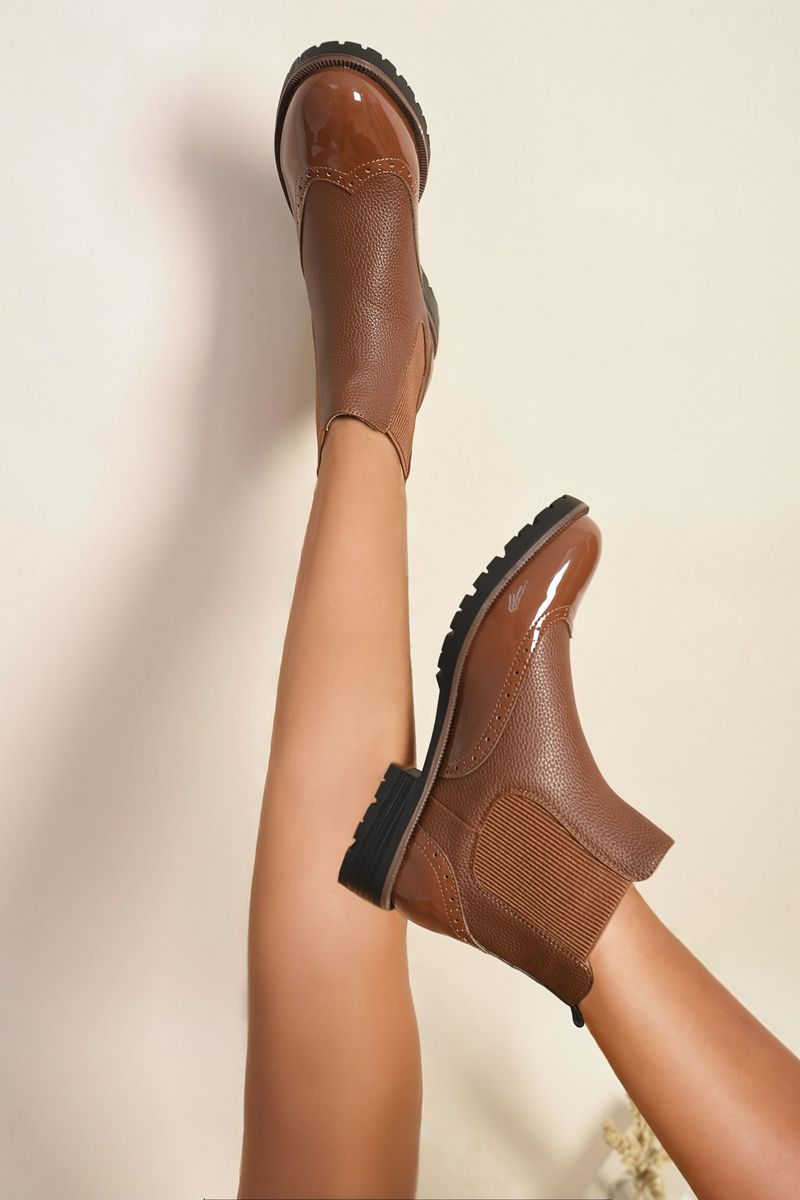 Brogue Chelsea Boots