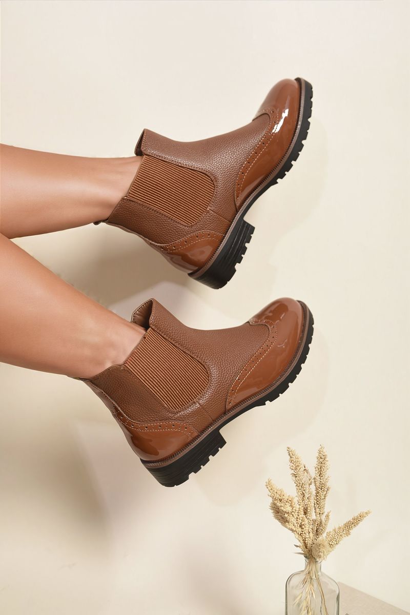 Brogue Chelsea Boots