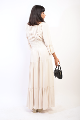 Ruffle Hem Maxi Dress