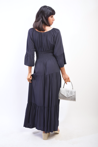 Ruffle Hem Maxi Dress