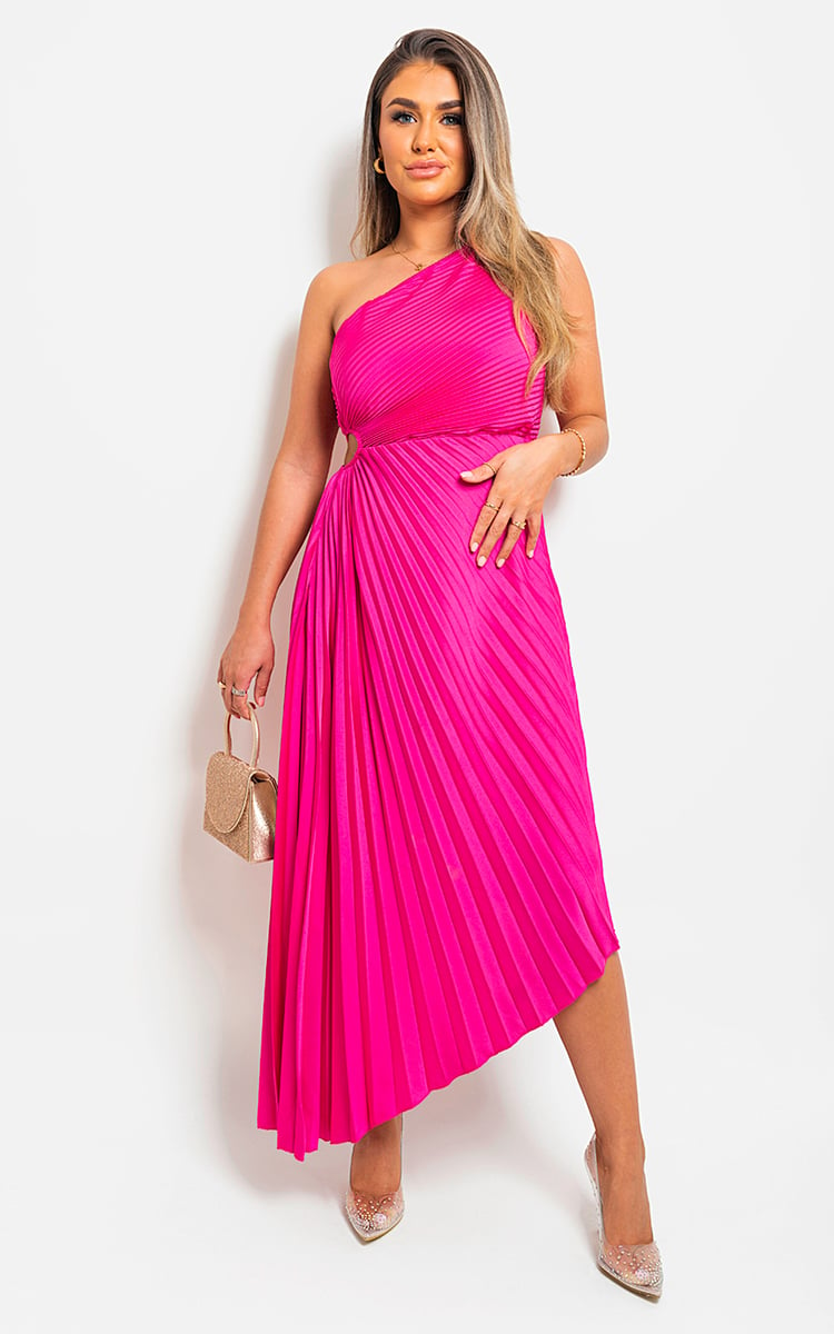 Pleated Party Dress