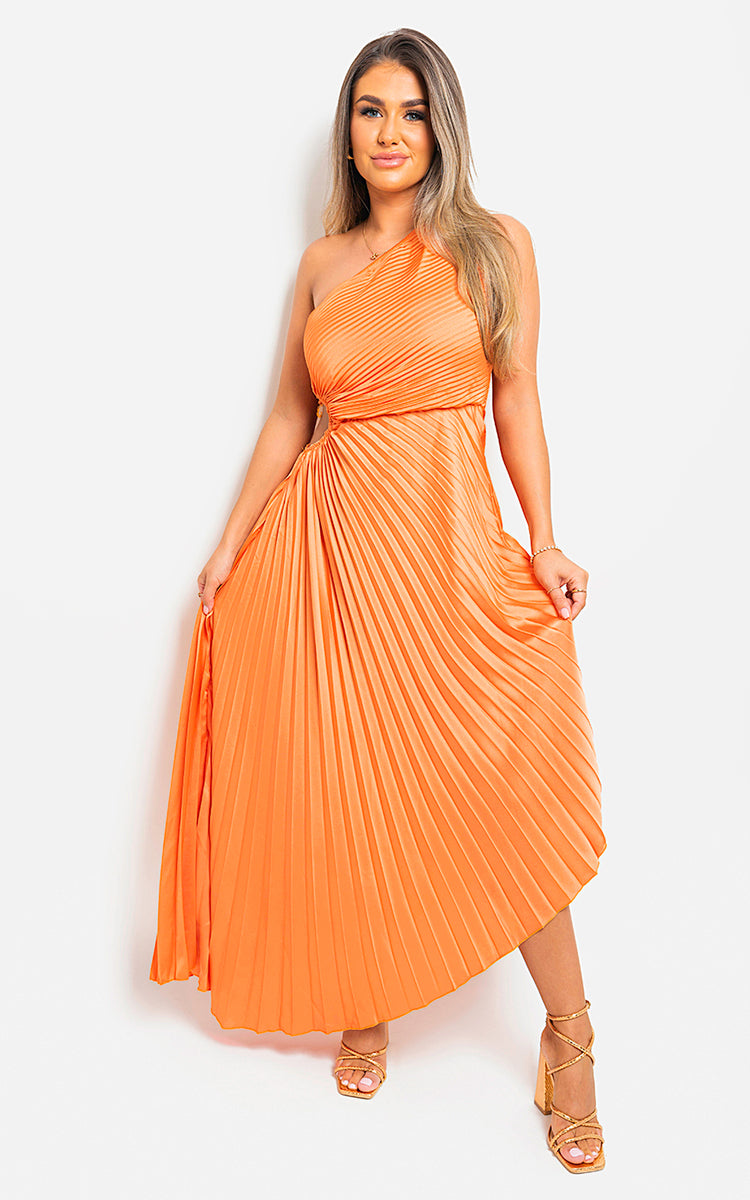 Pleated Party Dress