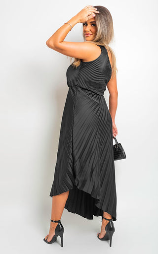 Pleated Party Dress