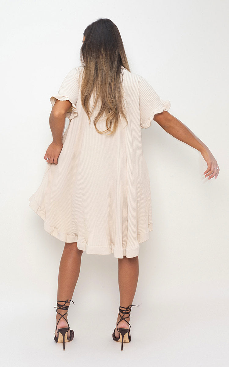  Short Sleeve Mini Dress