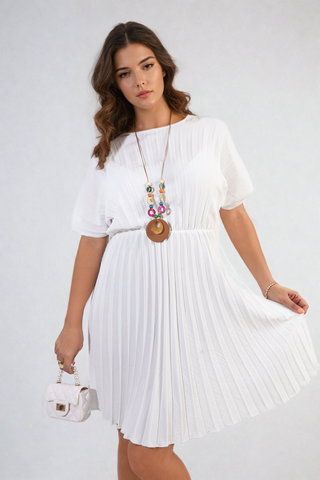 Short Sleeve Midi Dress