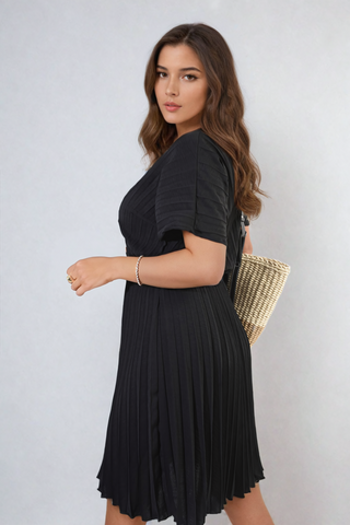 Short Sleeve Midi Dress