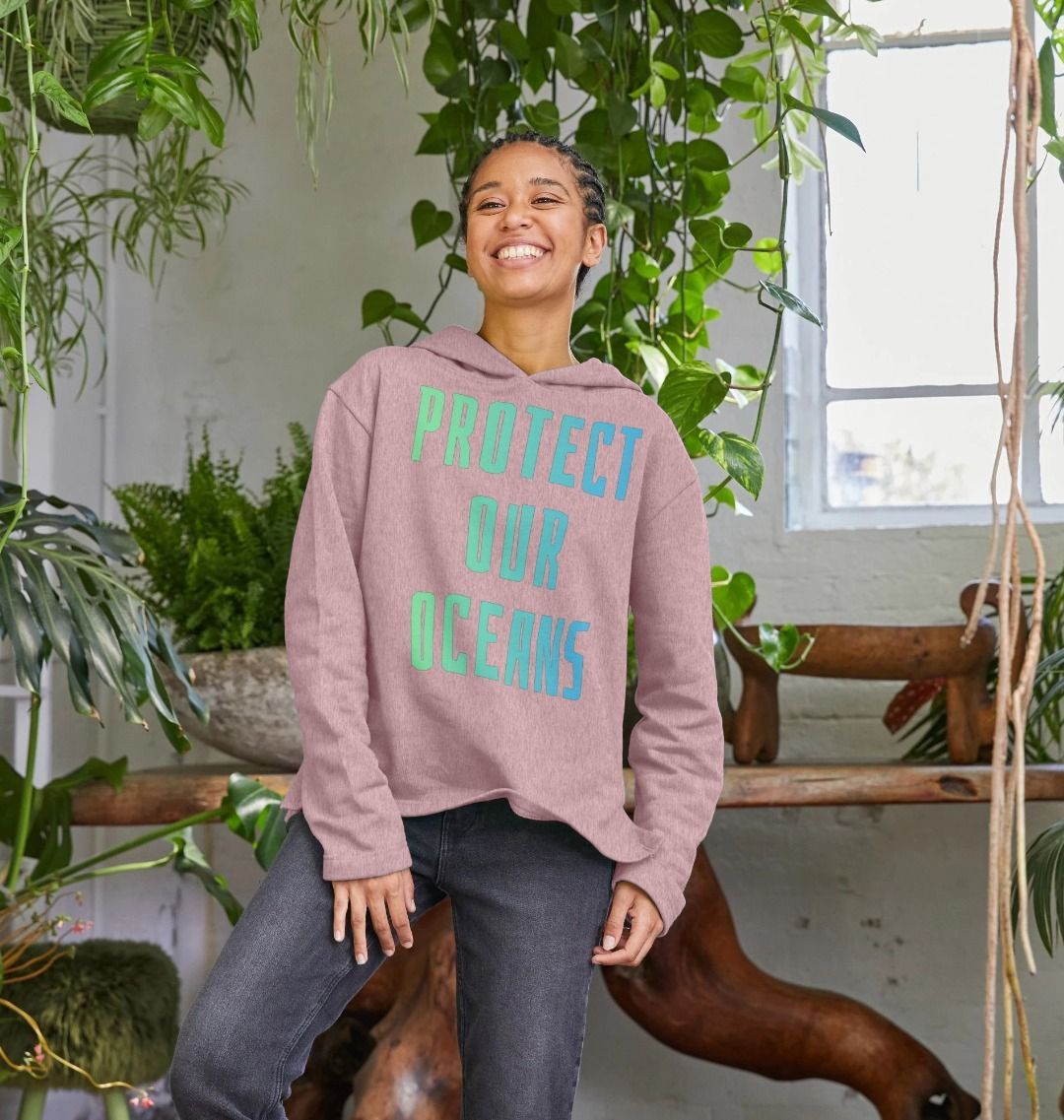 protect our oceans organic cotton sweatshirt